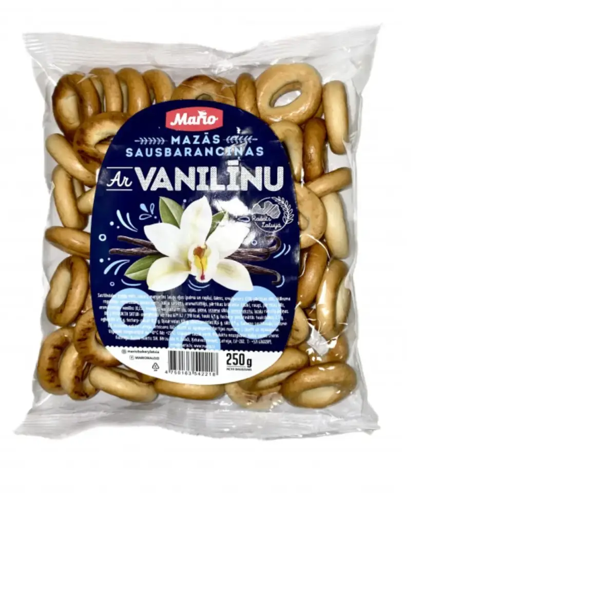 Sausbaranciņas MARIO mazās, ar vanilīnu, 250g