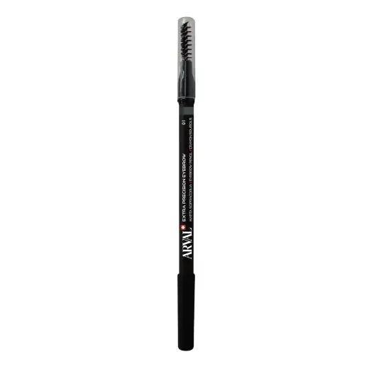 Arval, Matita Sopracciglia, Double-Ended, Eyebrow Cream Pencil, N1, Antracite, 1.19 g