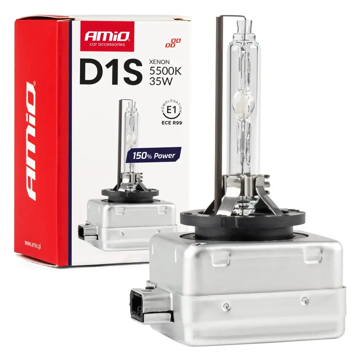 Xenon bulb D1S 5500K AMiO 150% POWER