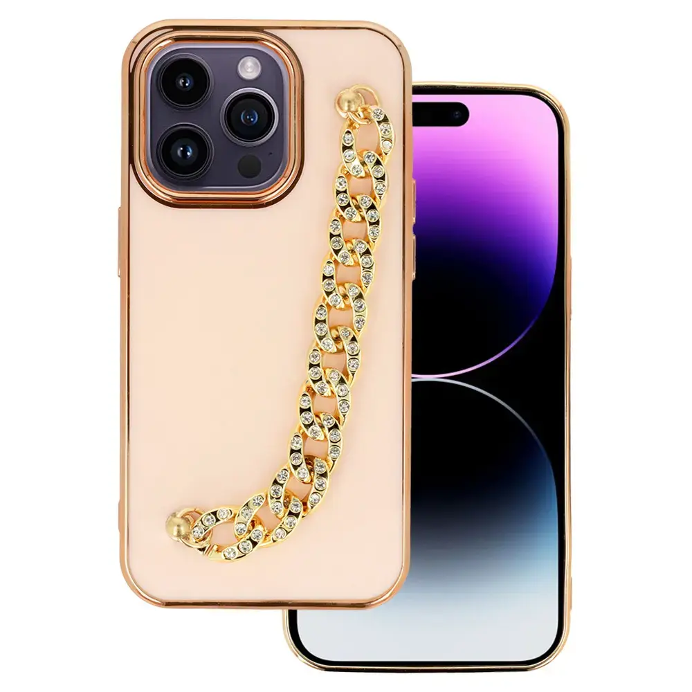 Trend maciņš telefonam iPhone 14 Pro Max rozā (dizains 4)