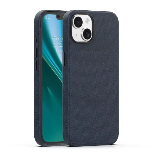 Etteri Elegant Mag telefono dėklas su MagSafe palaikymu iPhone 15 juodas