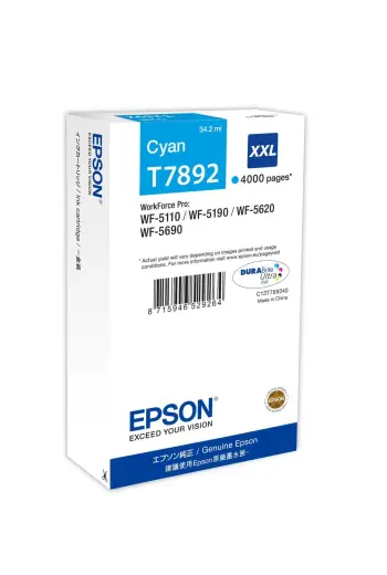 Tintes kārtridžs Epson T7892 XXL C13T789240 ciāna