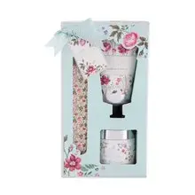 Royale Garden Luxury Rose, Poppy & Vanilla Hand Care Set (Rose, Poppy and Vanilla) - Hand Care Gift Set
