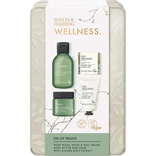 Baylis & Harding, Set Regalo Bellezza, Geschenkset Ginger, Lime & Basil 4-tlg
