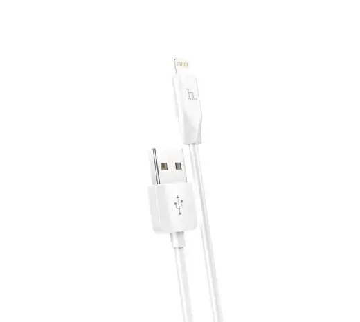 Hoco X1 datu pārraides un uzlādes vads | USB-A uz Lightning | 10.5W | 2m | balts