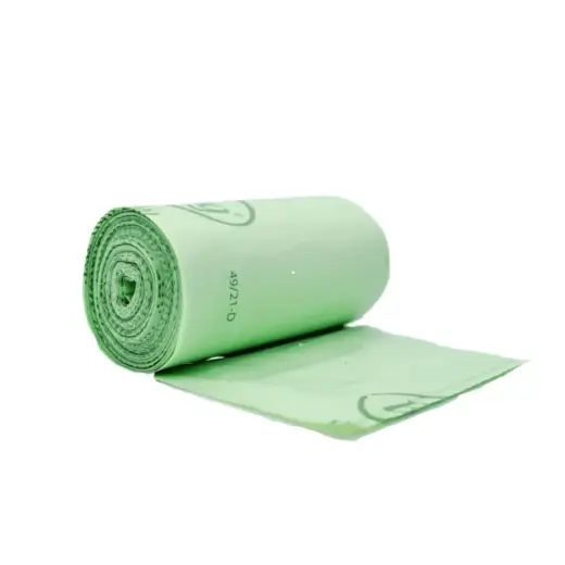 Atkritumu maisi kompostējami BioBag 80L Superline (20 gab. rullī) 23mkr. 68x91cm zaļi