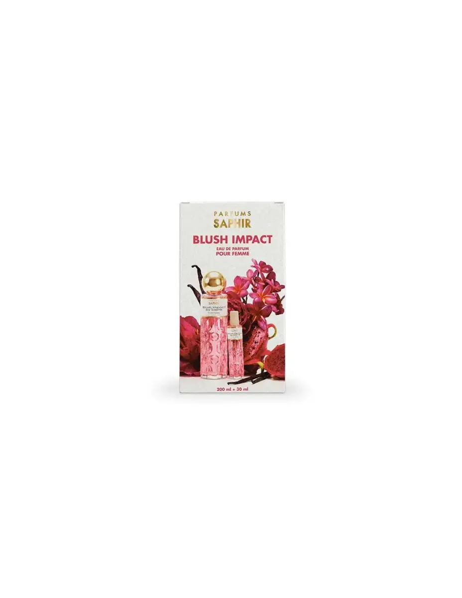SAPHIR BLUSH IMPACT EDP SPRAY 200 ML + 30 ML SETS