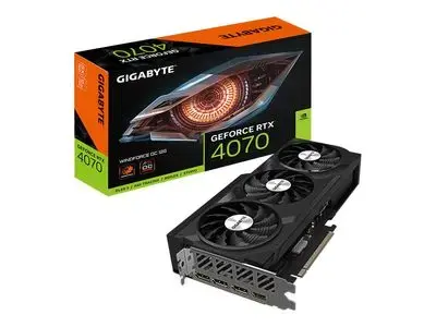 Gigabyte GeForce RTX 4070 WINDFORCE OC 12G - OC Edition - graphics card - GeForce RTX 4070 - 12 GB