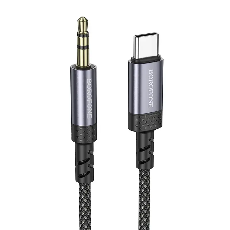 Borofone Cable AUX BL24 Graceful - Type C to jack 3,5mm - 1 metre black