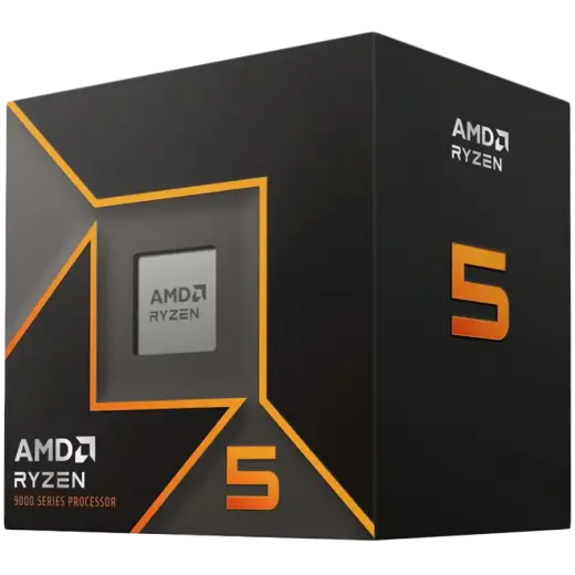 AMD CPU Desktop Ryzen 5 6/12T 9600 (5.2GHz,38MB,65W,AM5) box, with Wraith Stealth Cooler and Radeon Graphics