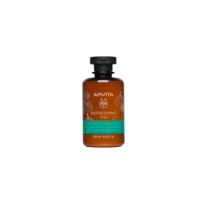 Apivita Refreshing Fig Shower Gel with Essential Oils 250ml