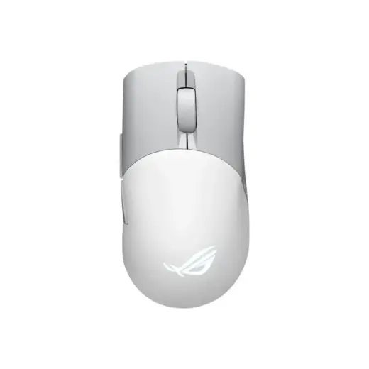 ASUS ROG Keris Wireless AimPoint - mouse - 2.4 GHz, USB 2.0, Bluetooth 5.1 LE - moonlight white