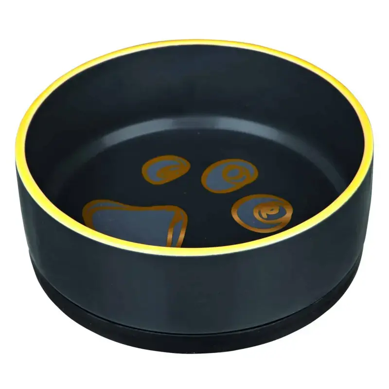 Bļoda dzīvniekiem, keramika - Trixie Jimmy bowl, rubber band, ceramic, 0.75 l/ø 16 cm