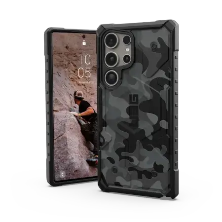 UAG Pathfinder Magnet SE case for Samsung Galaxy S24 Ultra 5G with magnetic module - camo gray