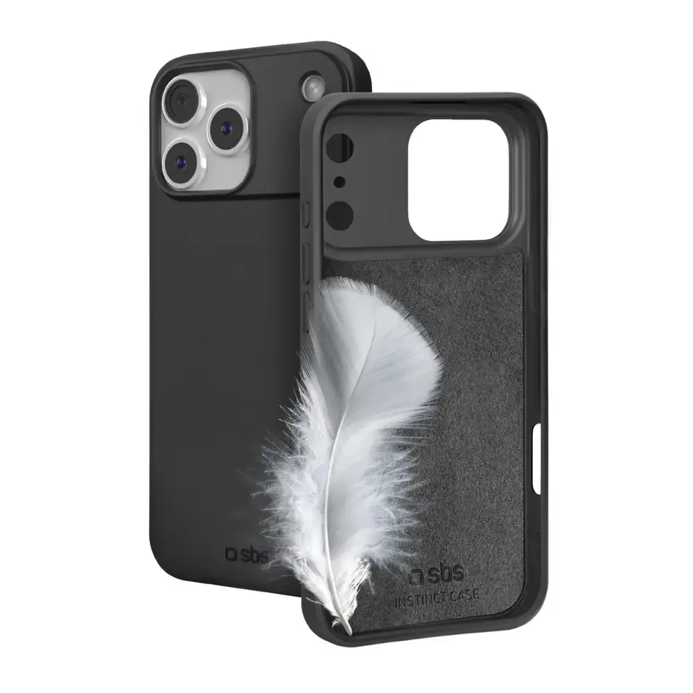 SBS Instinct maciņš telefonam iPhone 17 Pro Max melns