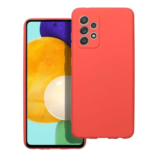 Silicone telefono dėklas Samsung Galaxy A52 5G (A526) | A52 4G (A525) | A52s 5G (A528) oranžinis