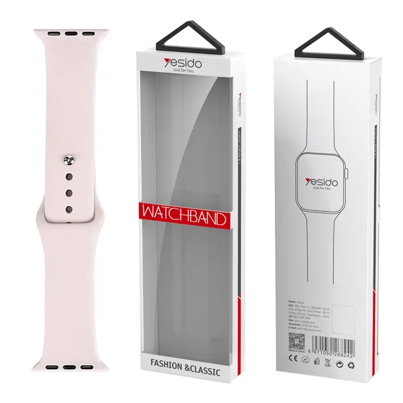 YESIDO WB44 SILICONE STRAP FOR iWATCH L 42/44/45 (97+140) #17 SILT