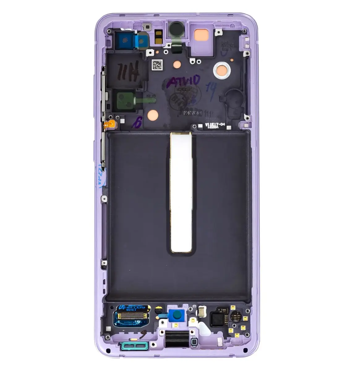 LCD display + Touch Unit Samsung SM-G990B Galaxy S21 FE Violet (Service Pack)