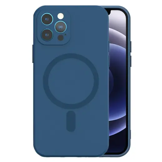 TEL PROTECT MagSilicone Case for Iphone 11 Navy