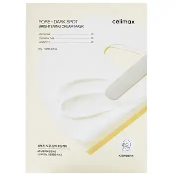 Celimax Pore+Dark Spot Brightening Cream Mask - Plátýnková maska 20.0g