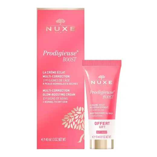 Nuxe Prodigieuse Set Multi-Correction Boost - Care Multi-Correction Set Gift Set for Normal to Dry Skin
