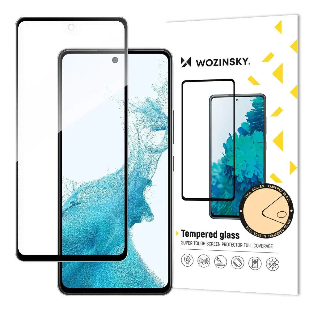 Wozinsky Super Tough Full Glue aizsargstikls telefona ekrānam Galaxy A53 5G