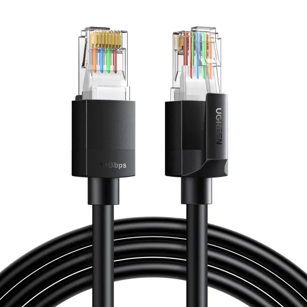 Ugreen Cat6A UTP 3m Ethernet Cable - Black