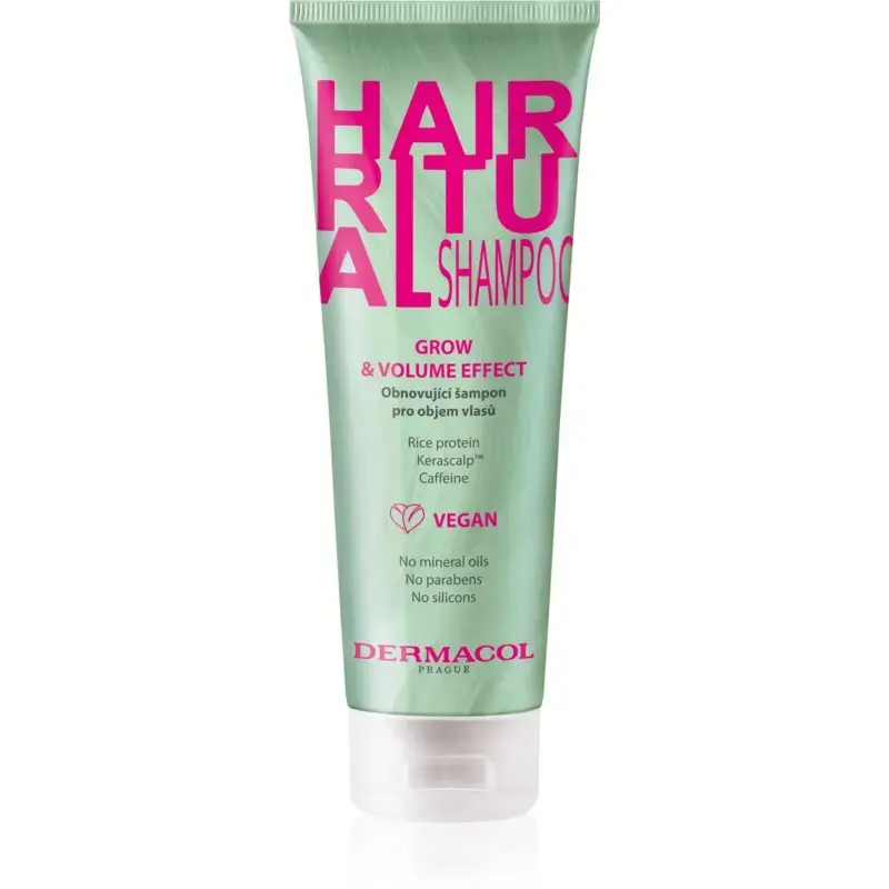 Dermacol Regenerating Shampoo for Voluminous Hair Boost Growth and Volume 250 Ml