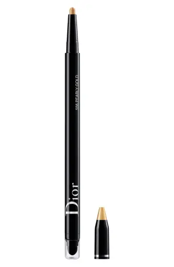 Christian Dior, Diorshow, Waterproof, Double-Ended, Intense Color, Liquid Eyeliner, 556, Gold, 0.2 g