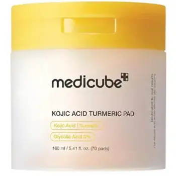 Medicube Kojic Acid Turmeric Toner Pad - Tonizační tampony ( 70 ks )