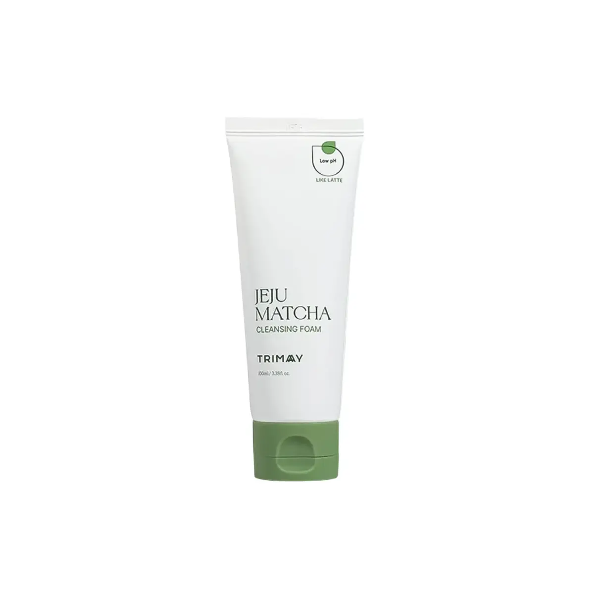 Trimay, Jeju Matcha, Vegan & Fragrance-Free, Cleansing & Exfoliating, Cleansing Foam, 100 ml