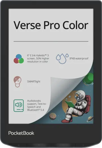 PocketBook eBook reader Verse Pro Color EU / PB634K3-1-WW Black, blue S