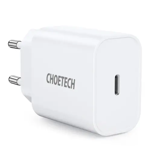 Choetech wall travel charger USB Type C 20W Power Delivery 3A white (Q5004)