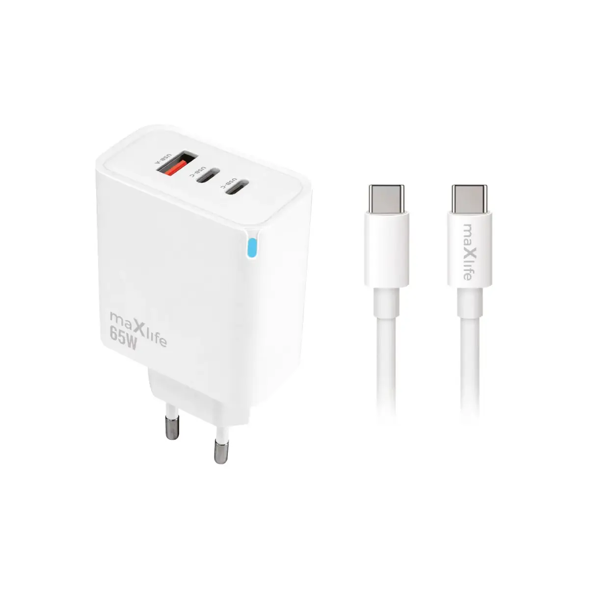Maxlife MXTC-09-65ACC PD QC charger 2x