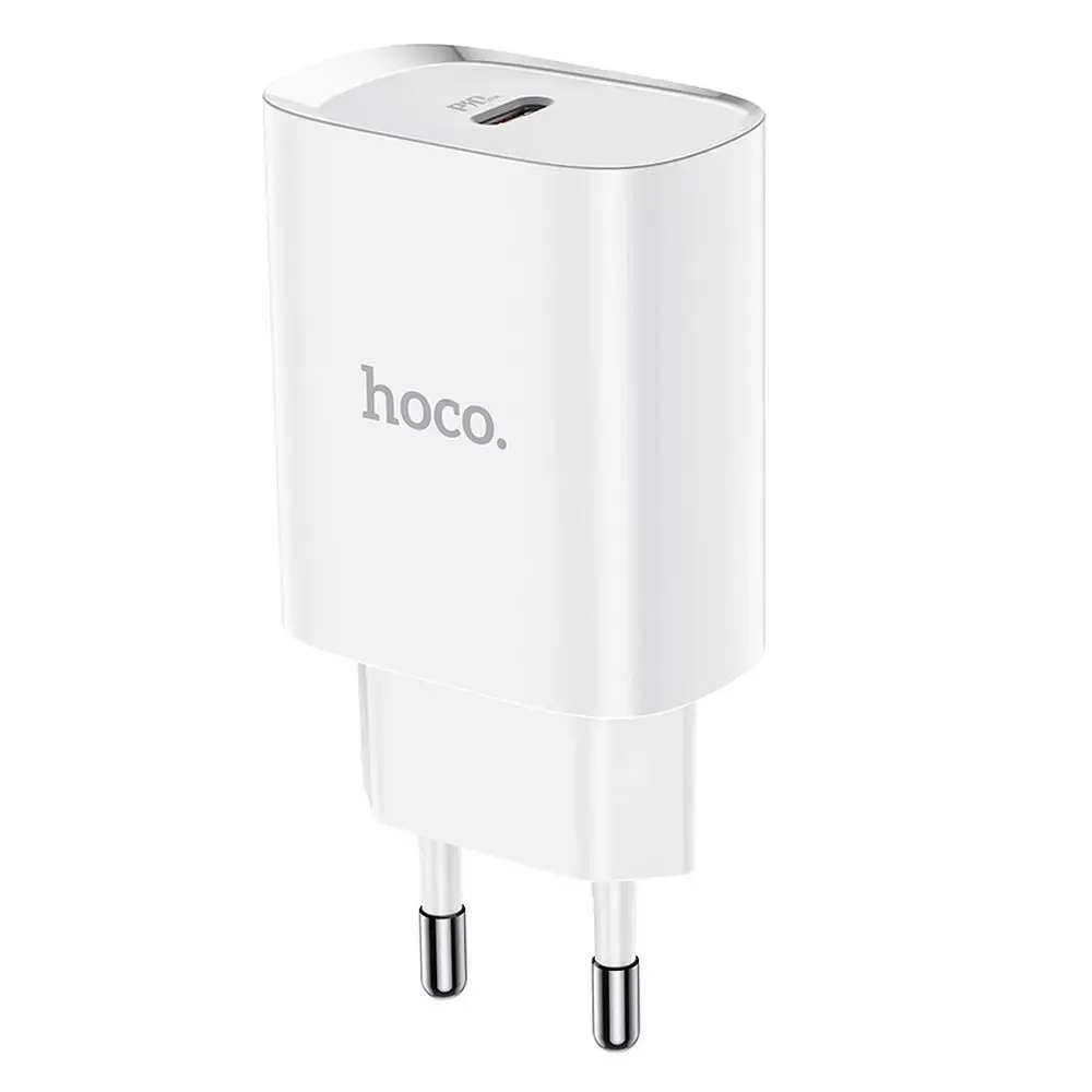 HOCO N14 tīkla lādētājs | 20W | PD | USB-C | balts