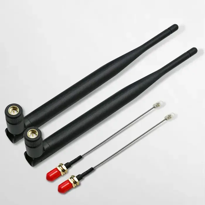 Qoltec Wi-Fi antenna 2.4/2.5 GHz | 5.1/5.8 GHz | 5dBi | omnidirectional | Indoor