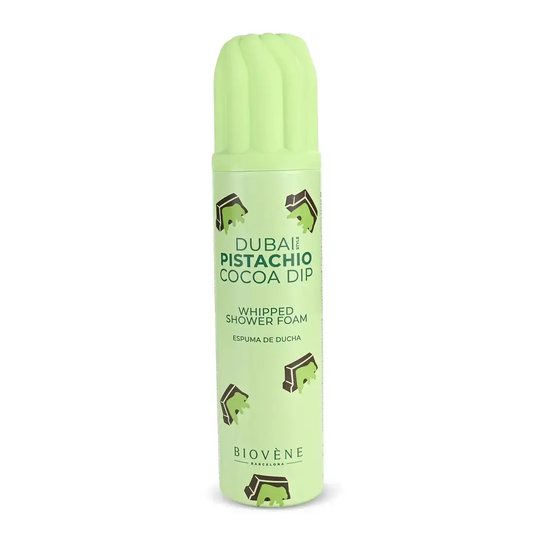 Biovene, Dubai Pistachio Cocoa Dip, Hydrating, Shower Mousse, 250 ml