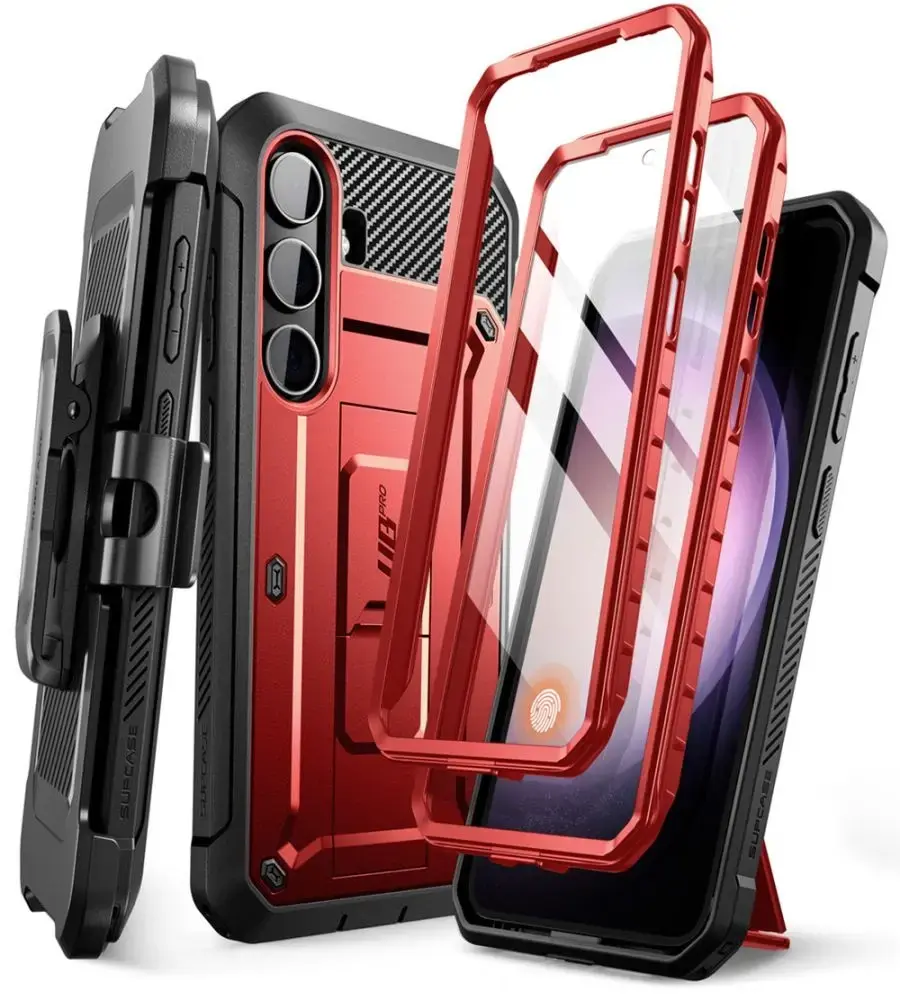 Unicorn Beetle Pro Supcase case for Samsung Galaxy S24 - red