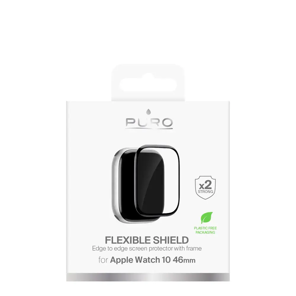 Puro aizsargplēve priekš Apple Watch Series 10/11 (46 mm) | melna