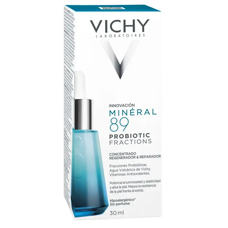 VICHY Minéral 89 Probiotic Fractions Recovery Serum for Stressed Skin with 4% Niacinamide 30ml
