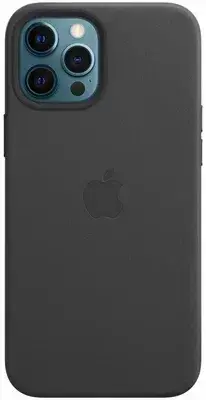 MHKM3ZE|A Apple Leather Magsafe Cover for  iPhone 12 Pro Max Black