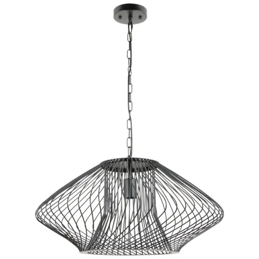 Griestu lampa, E27, Max 40W, 220-240V, Melna