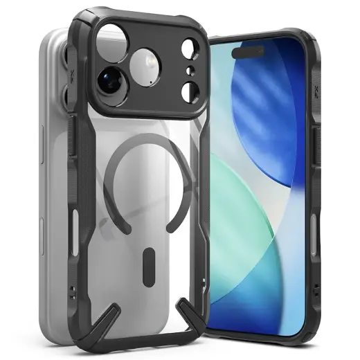 Ringke Fusion X Magnetic чехол с поддержкой MagSafe для телефона Apple iPhone 17 Pro Max черный