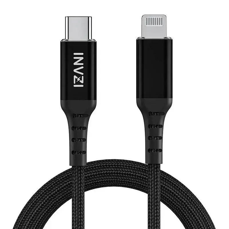 INVZI CTL2M провод для передачи данных и зарядки | USB-C на Lightning | 2m | черный