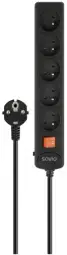 Pagarinātājs Savio Surge Protection Power Strip 5 sockets 5m