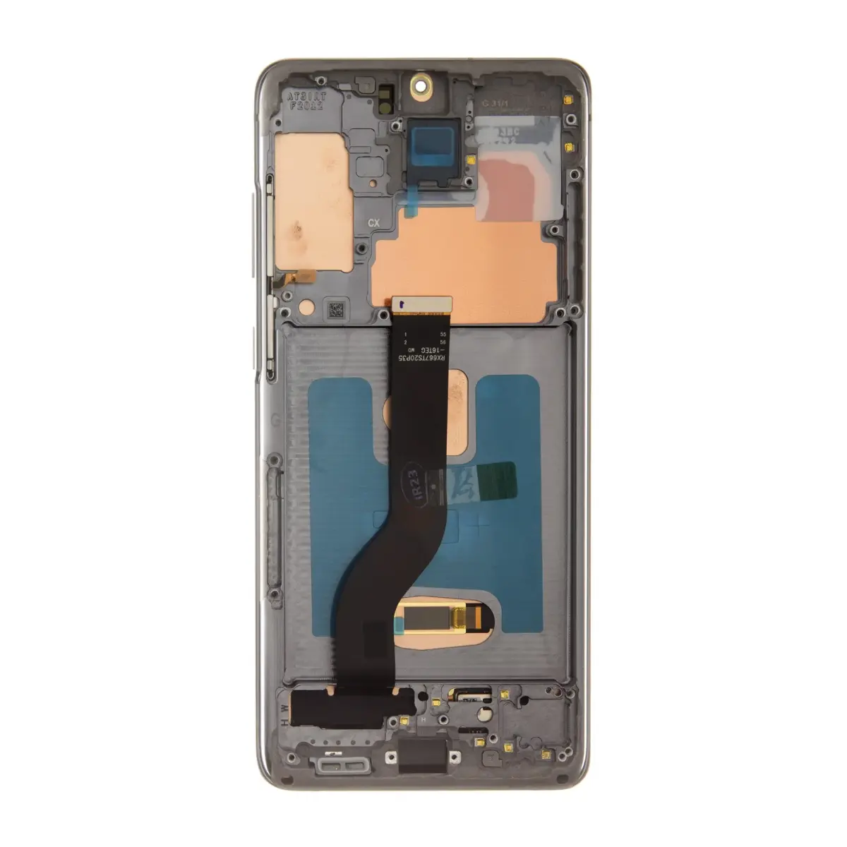 LCD display + Touch Unit + Front Cover for Samsung G986/G985 Galaxy S20+ Cosmic Gray
