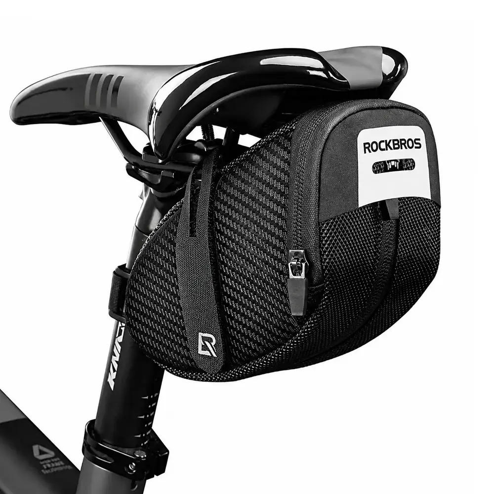 Torba rowerowa Rockbros B74 podsiodłowa 0,75 l - czarna