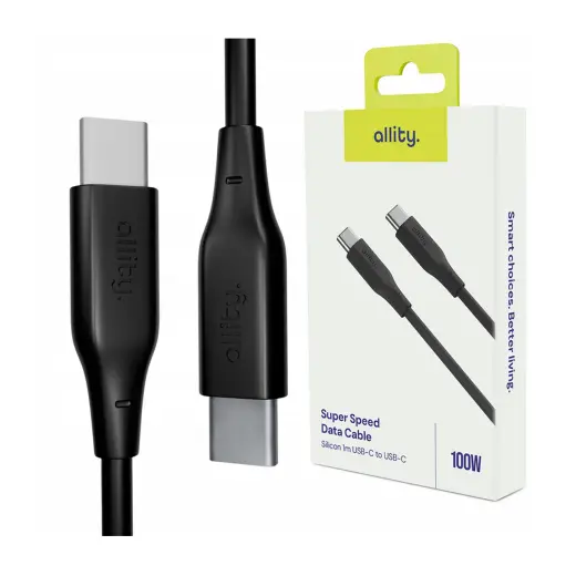 Allity cable AUC-02 USB-C - USB-C 1.0 m 100W black