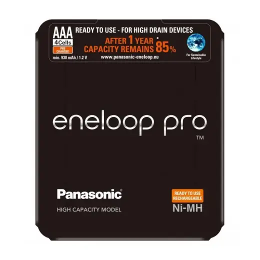 Panasonic Eneloop  PRO R03|AAA 930mAh rechargeable - 4 pcs sliding pack