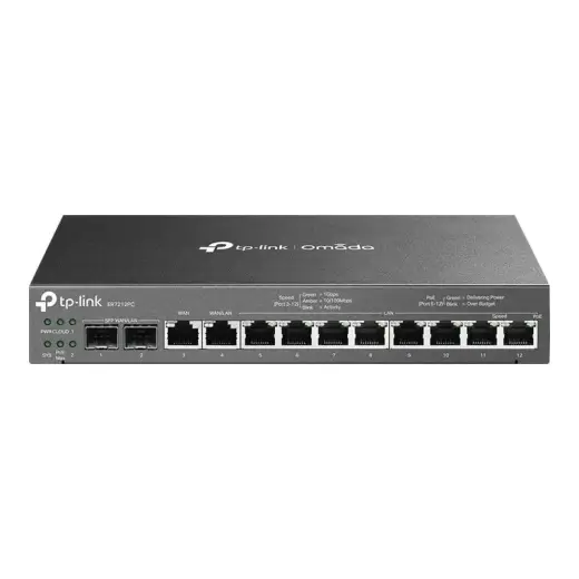 TP-Link Omada ER7212PC V1 - router - desktop, wall-mountable